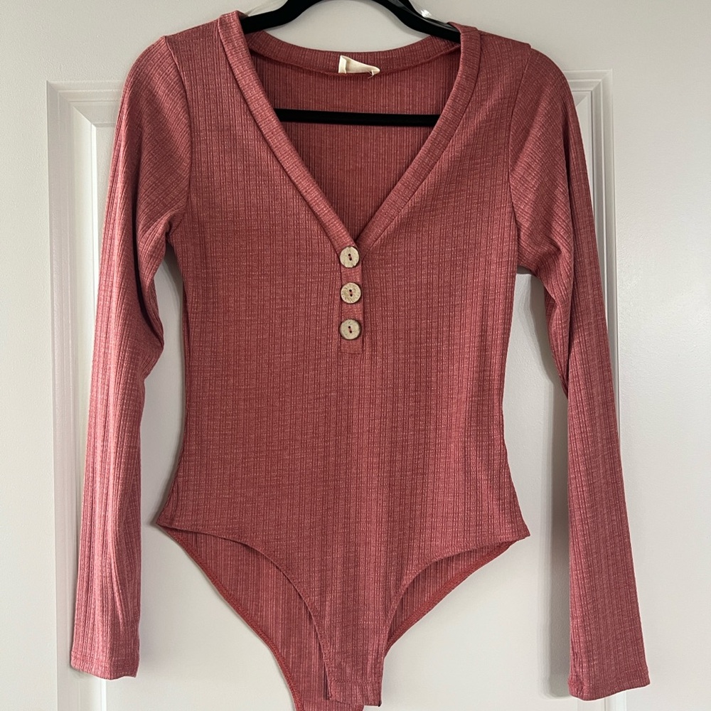 Ribbed Bodysuit